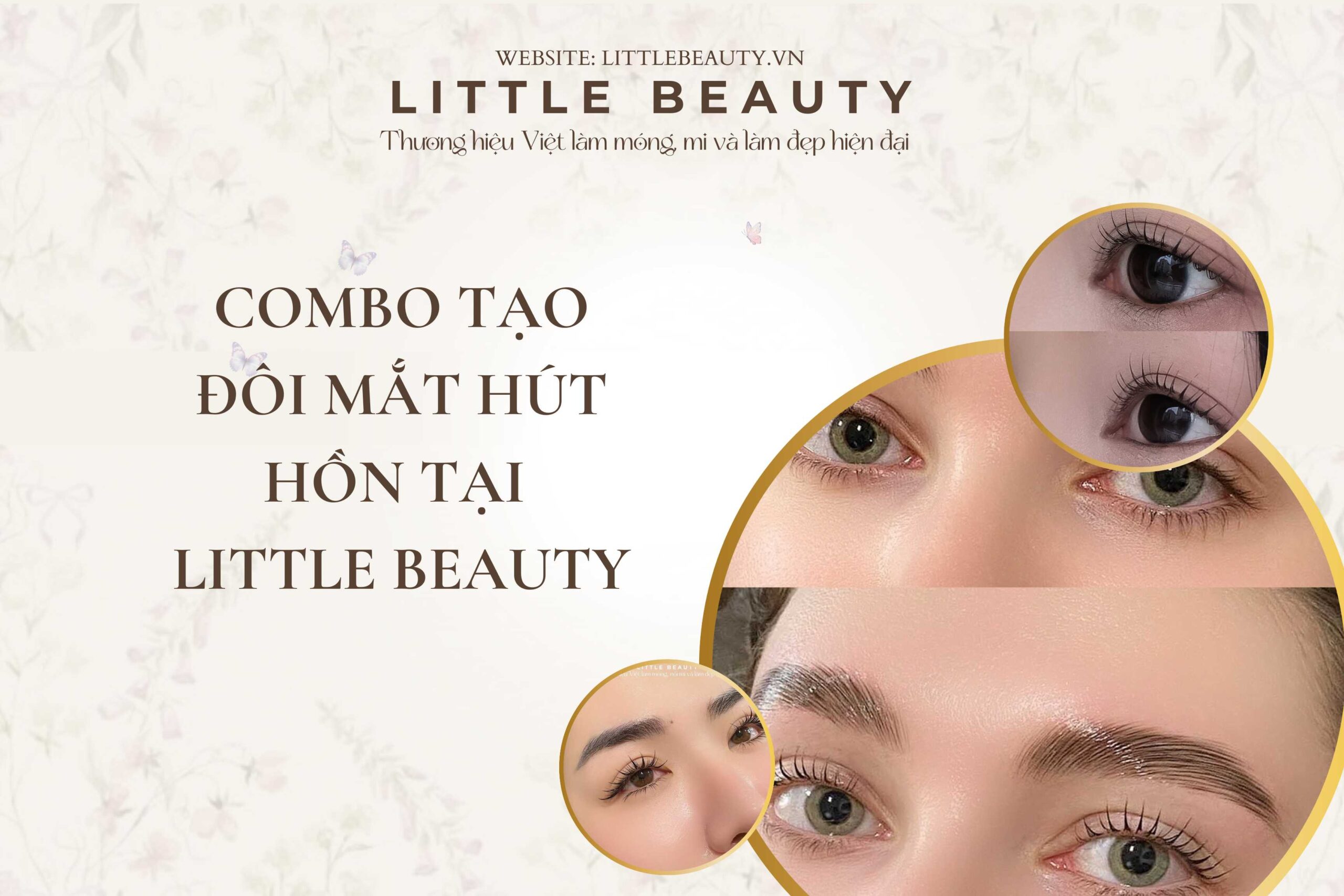 Uốn mi, nối mi, định hình và dựng chân mày là gì Combo tạo đôi mắt hút hồn tại Little Beauty